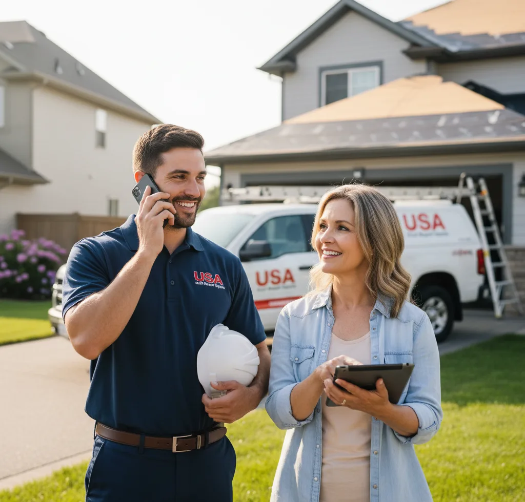 USA Roof Repair Experts customer support in Worland